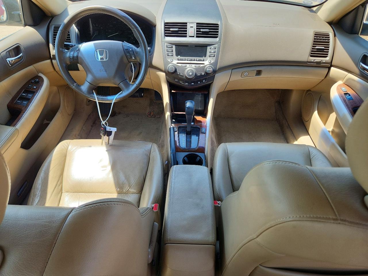 2007 Honda Accord Ex Silver vin: 1HGCM56877A073061