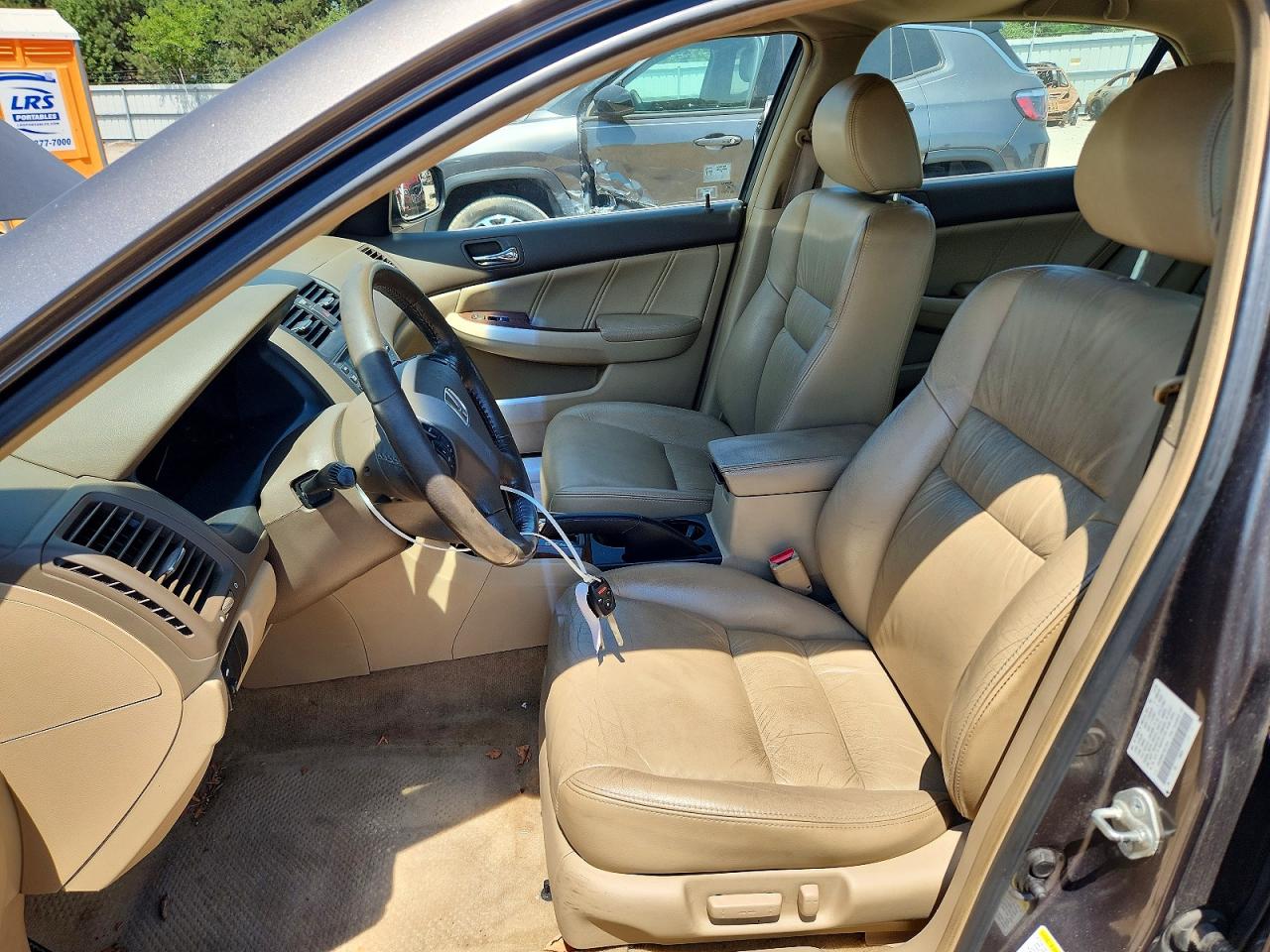 2007 Honda Accord Ex Silver vin: 1HGCM56877A073061