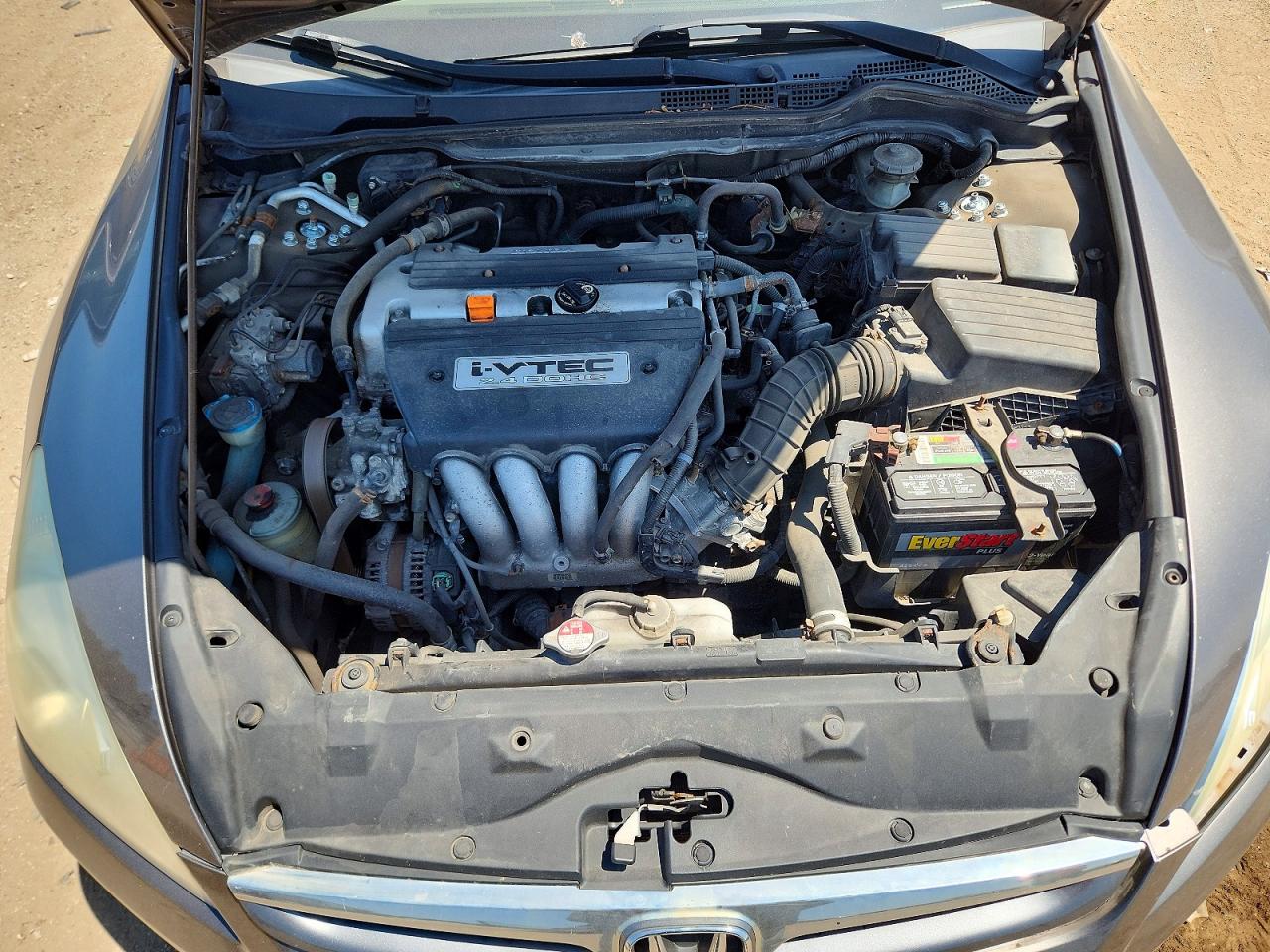 2007 Honda Accord Ex Silver vin: 1HGCM56877A073061