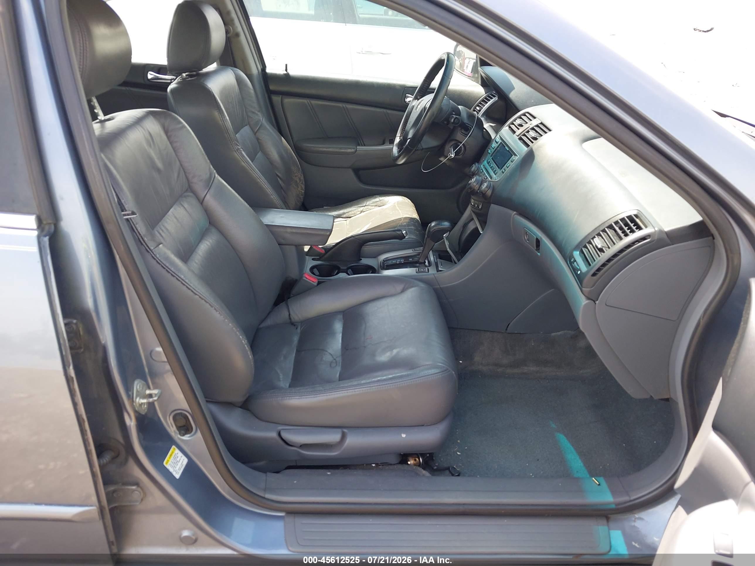 2007 Honda Accord 2.4 Ex Light Blue vin: 1HGCM56877A085114