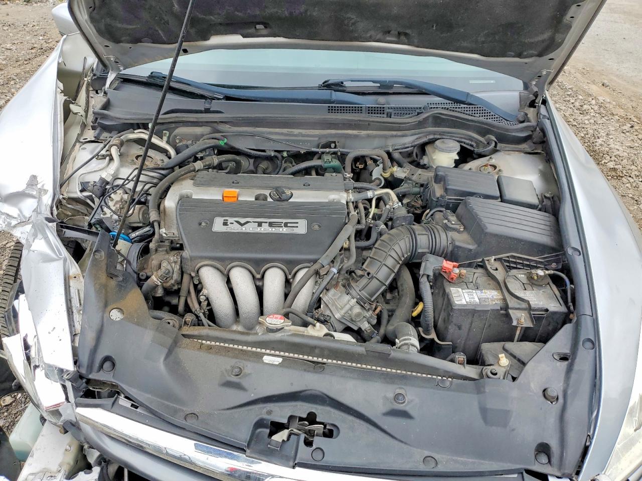 2007 Honda Accord Ex Silver vin: 1HGCM56877A105796