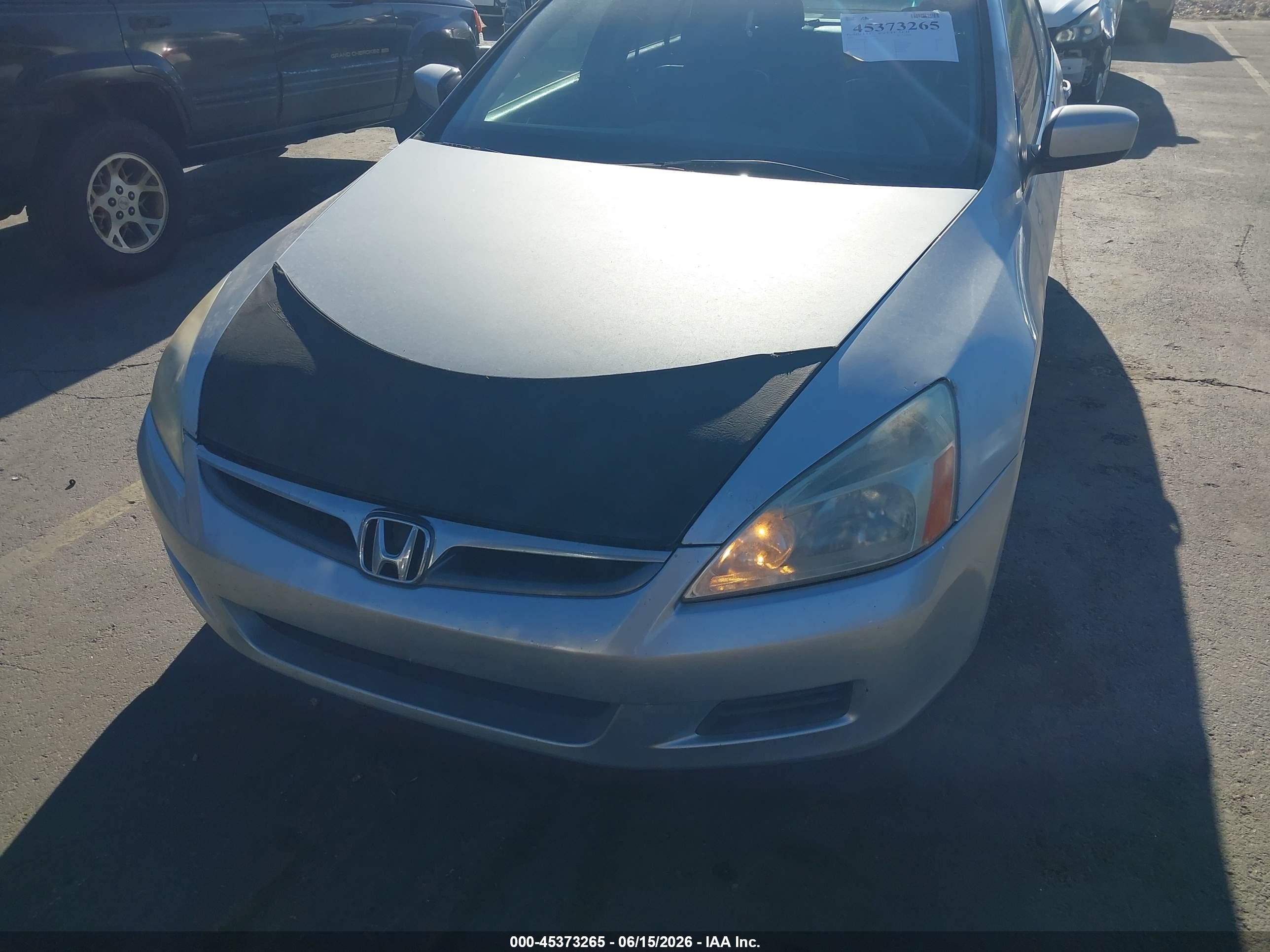 2007 Honda Accord 2.4 Ex Gray vin: 1HGCM56877A116006