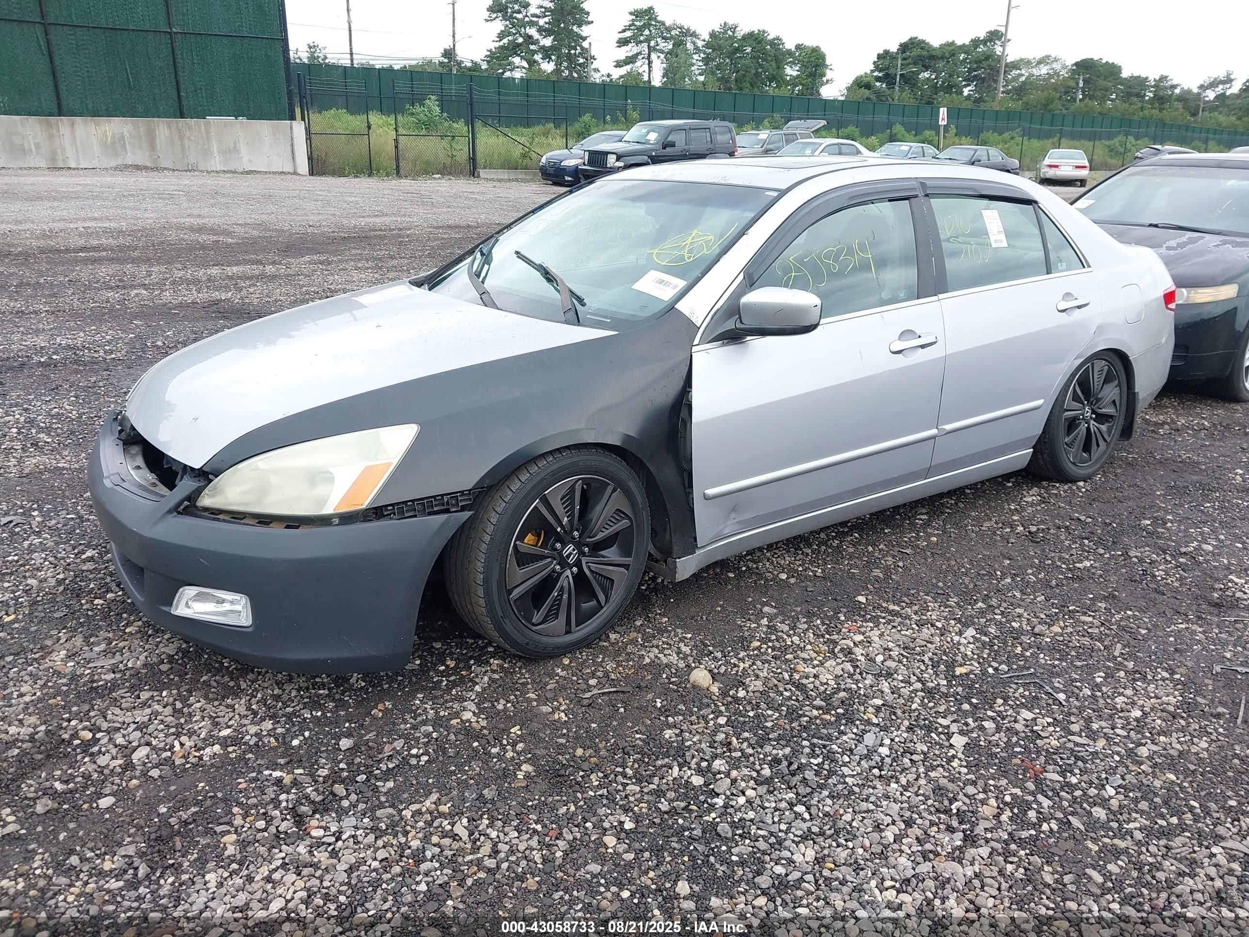 2004 Honda Accord 2.4 Ex Gray vin: 1HGCM56884A039089