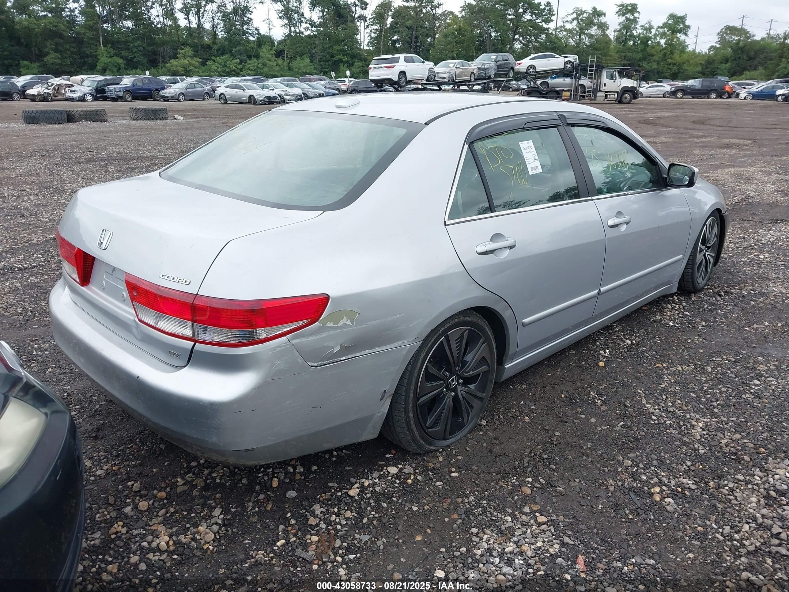 2004 Honda Accord 2.4 Ex Gray vin: 1HGCM56884A039089