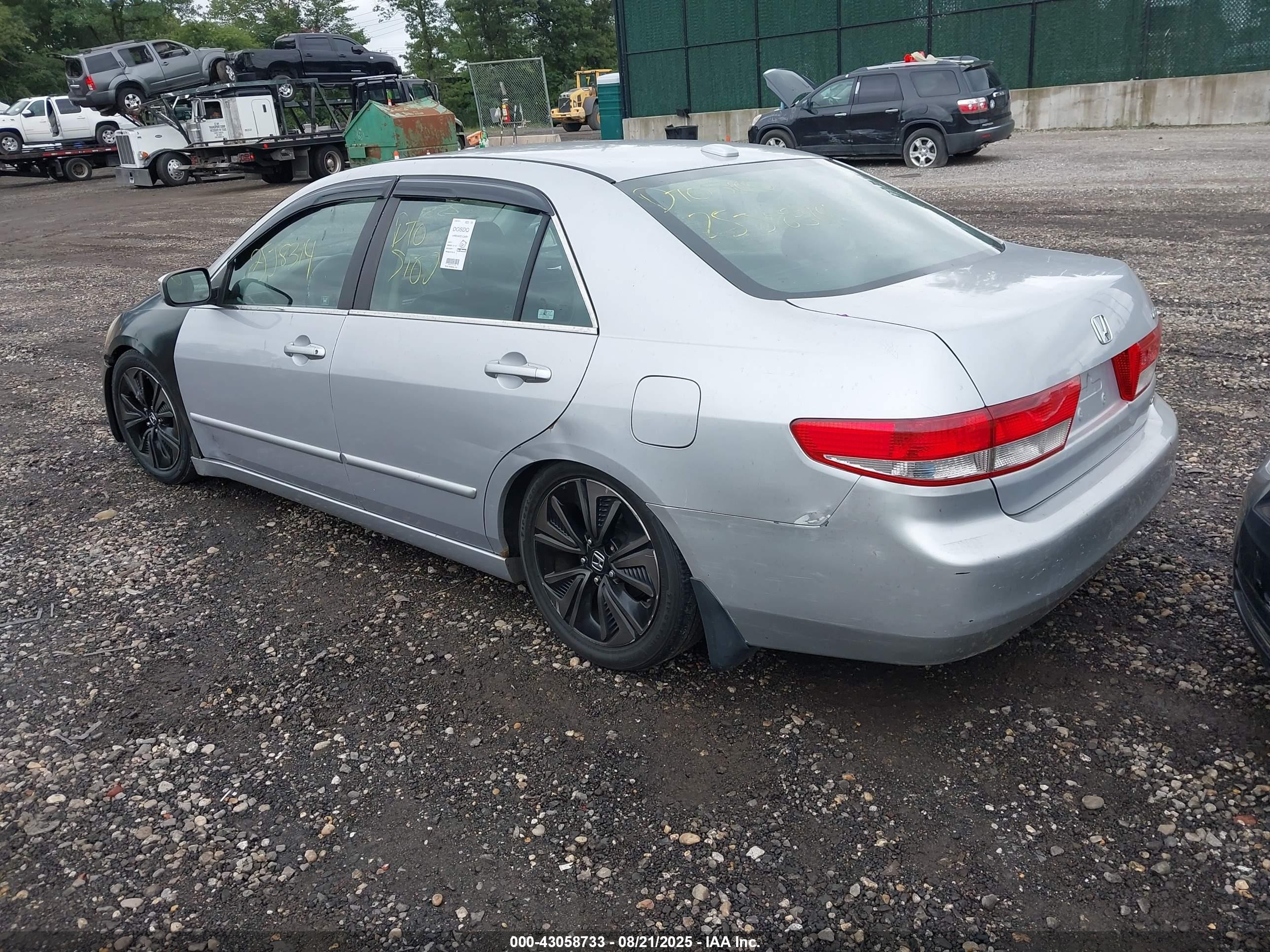 2004 Honda Accord 2.4 Ex Gray vin: 1HGCM56884A039089