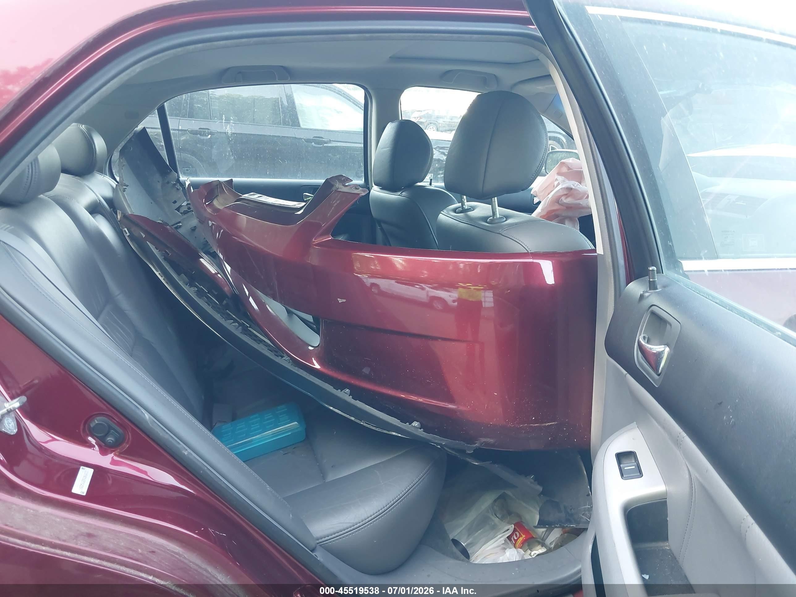 2004 Honda Accord 2.4 Ex Темно-бордовый vin: 1HGCM56884A066437