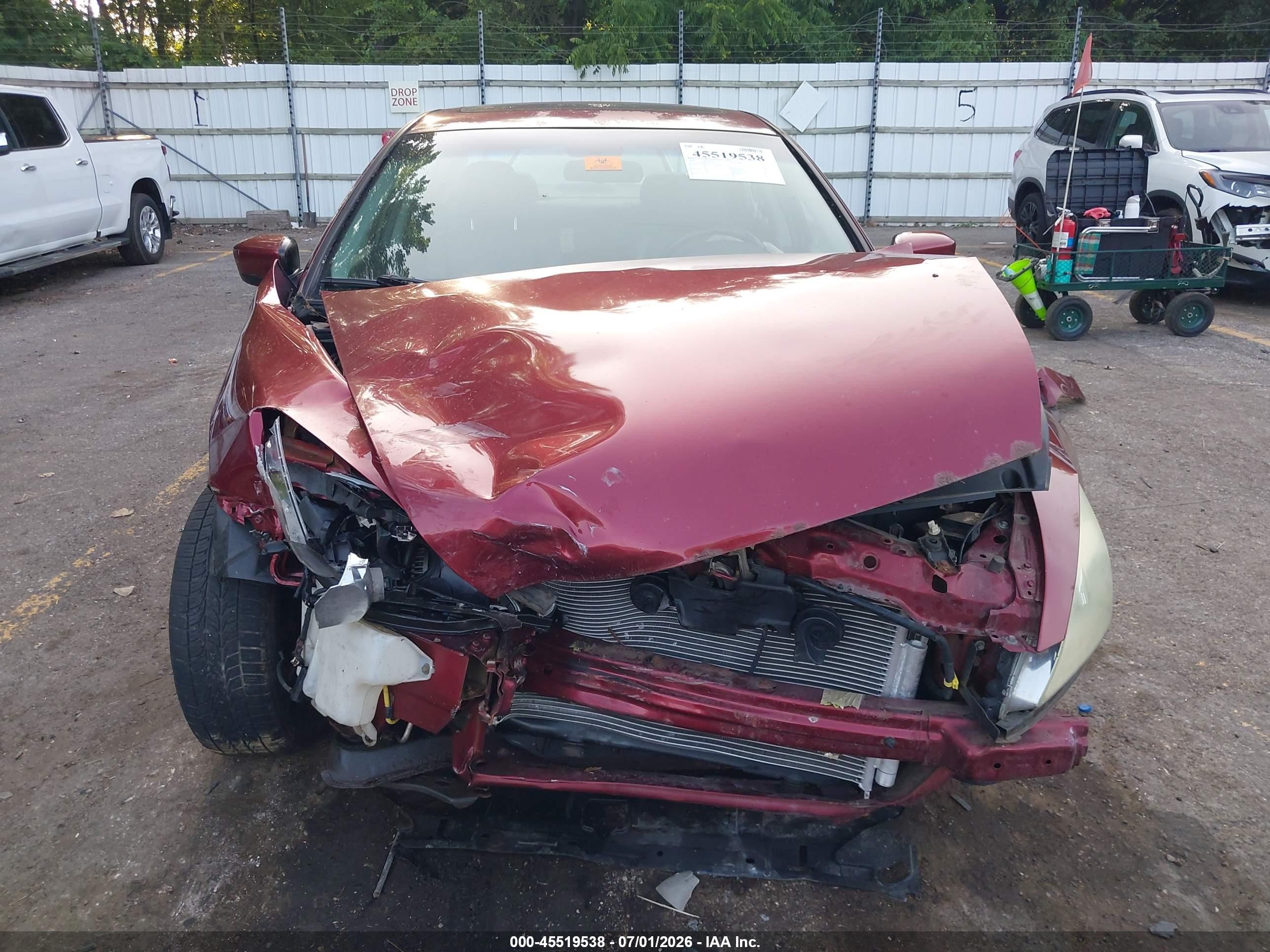 2004 Honda Accord 2.4 Ex Темно-бордовый vin: 1HGCM56884A066437