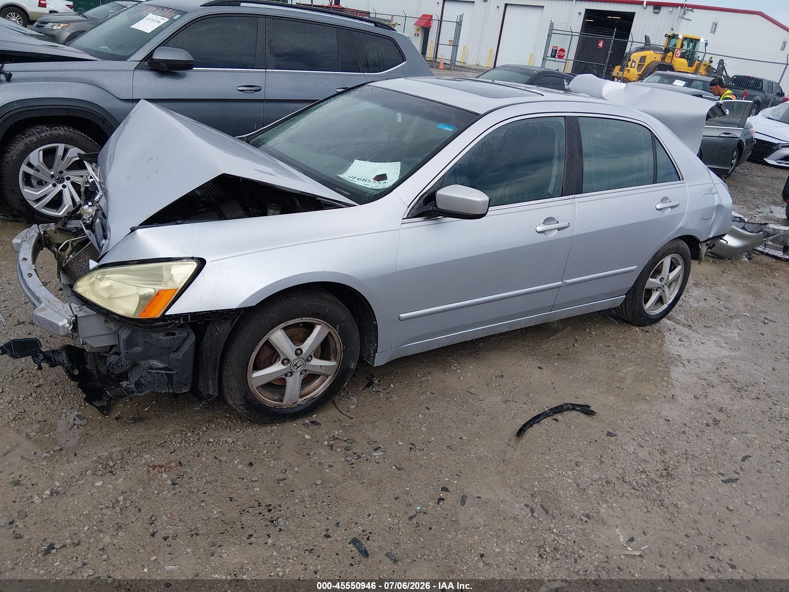 2004 Honda Accord 2.4 Ex Silver vin: 1HGCM56884A162388