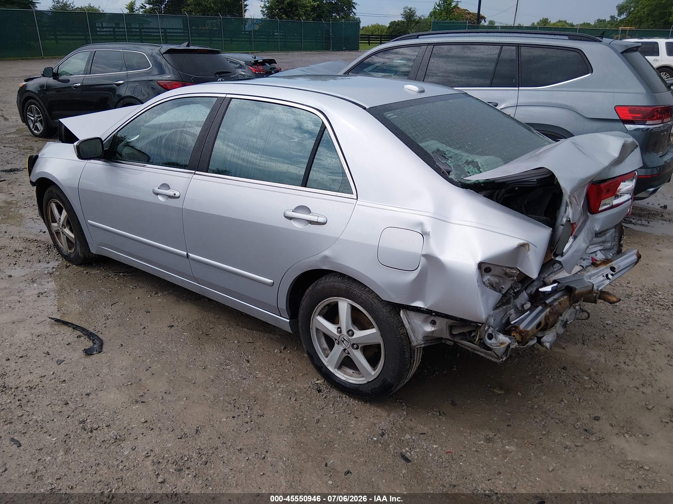 2004 Honda Accord 2.4 Ex Silver vin: 1HGCM56884A162388