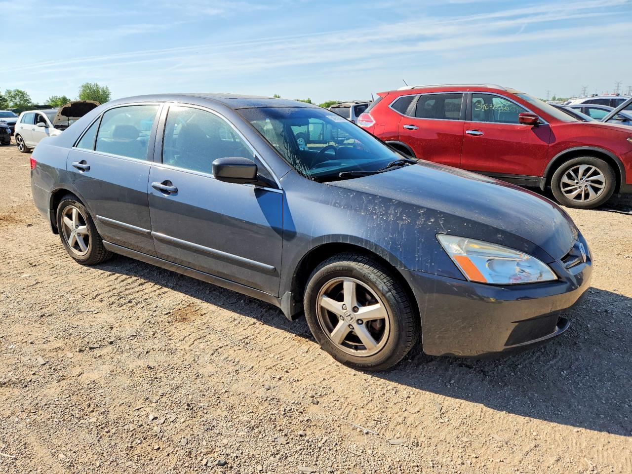 2005 Honda Accord Ex Gray vin: 1HGCM56885A091243