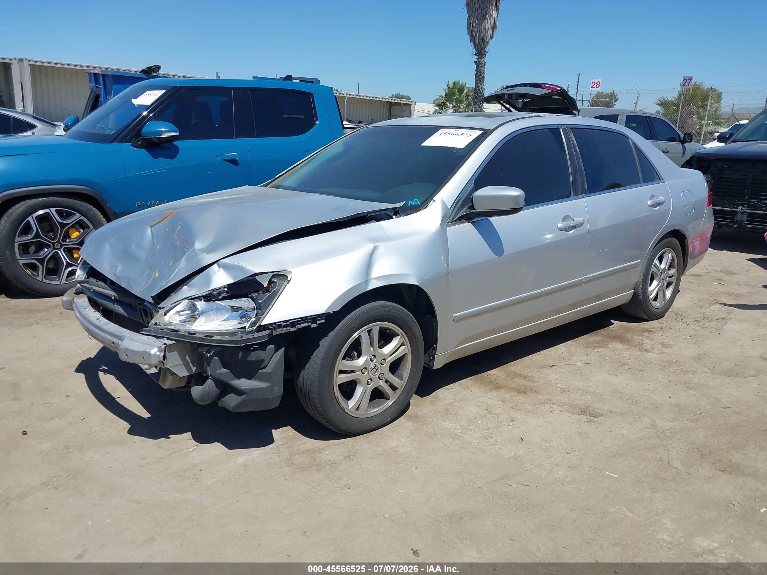 2006 Honda Accord 2.4 Ex Silver vin: 1HGCM56886A041038