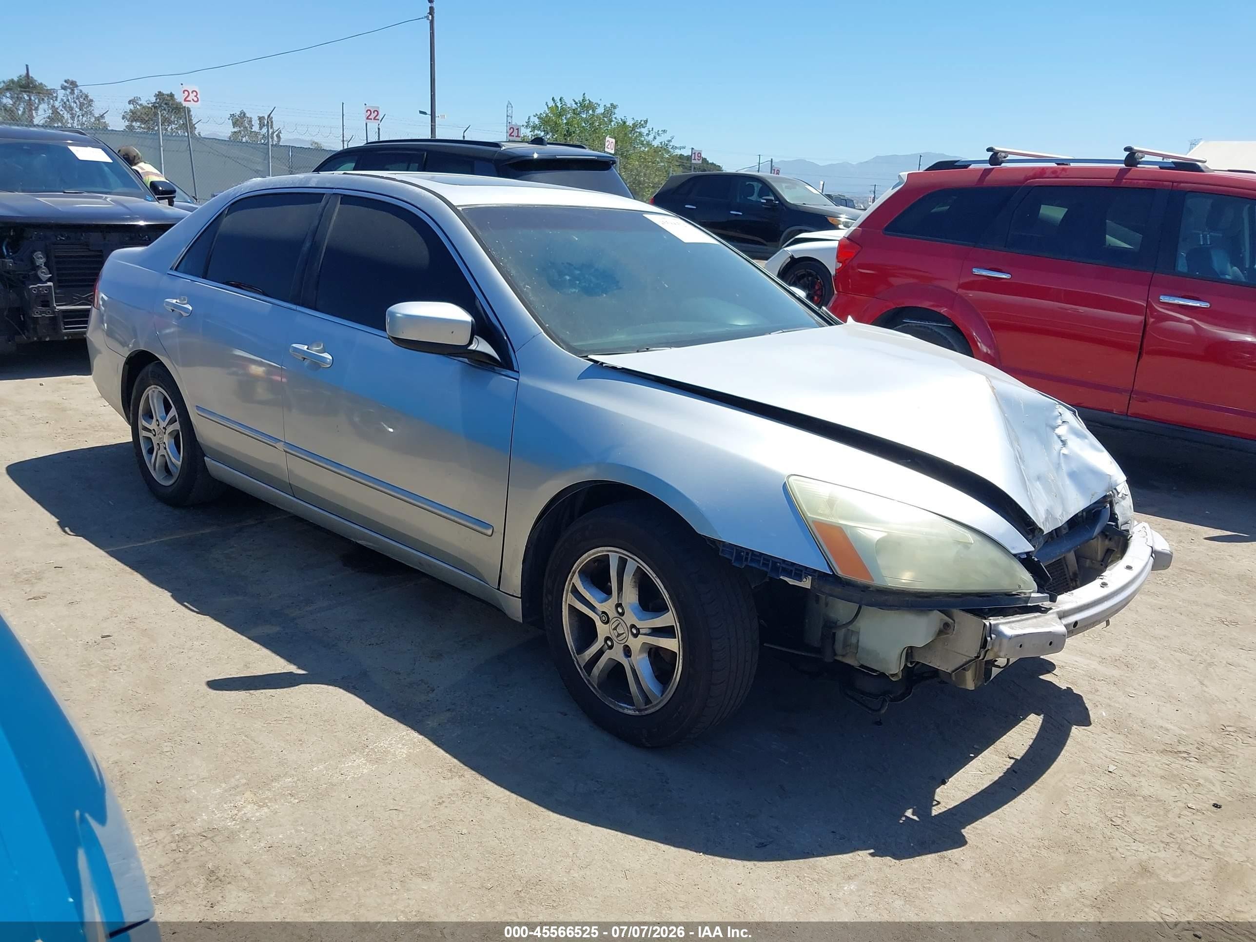 2006 Honda Accord 2.4 Ex Silver vin: 1HGCM56886A041038