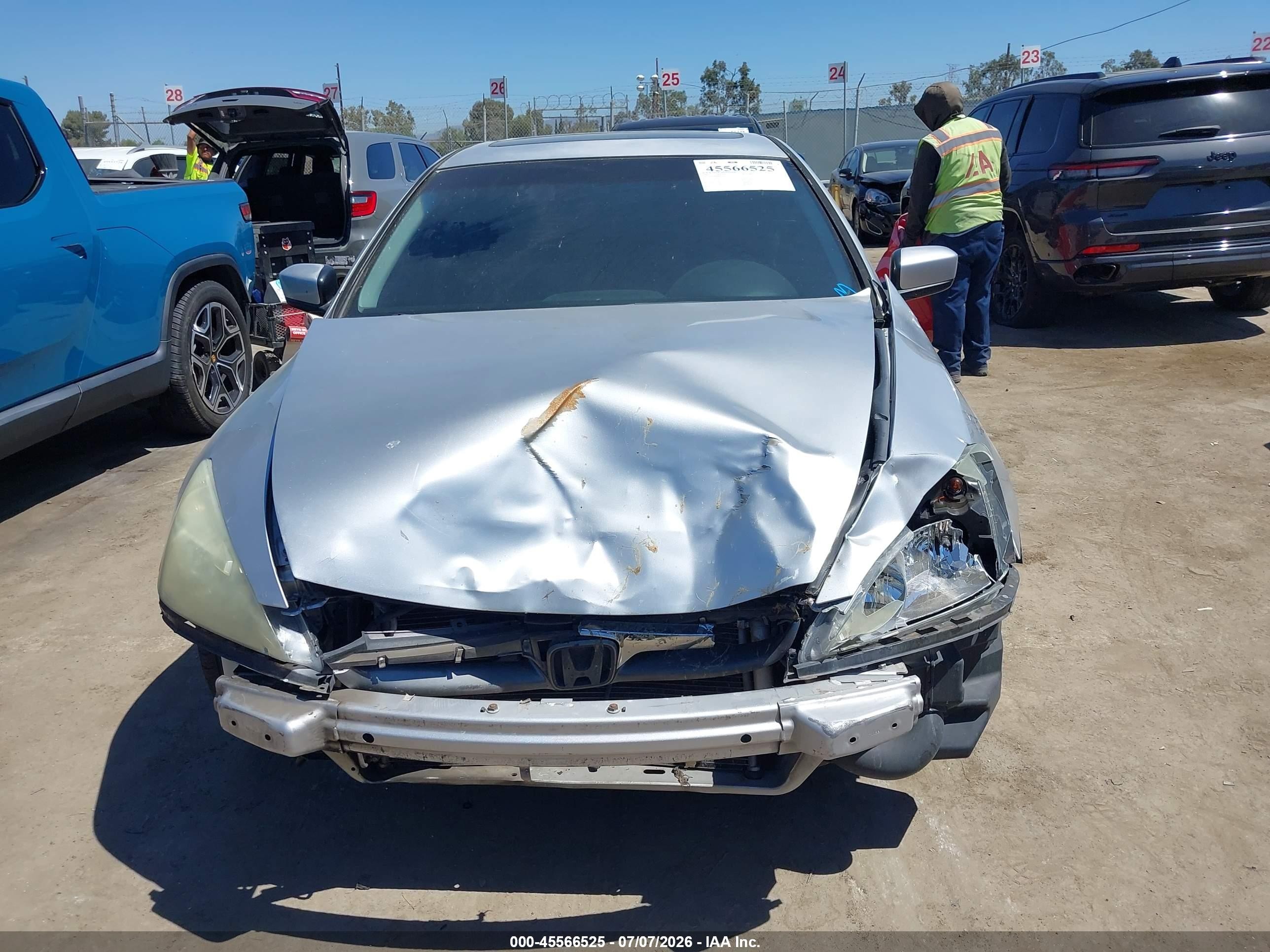 2006 Honda Accord 2.4 Ex Silver vin: 1HGCM56886A041038