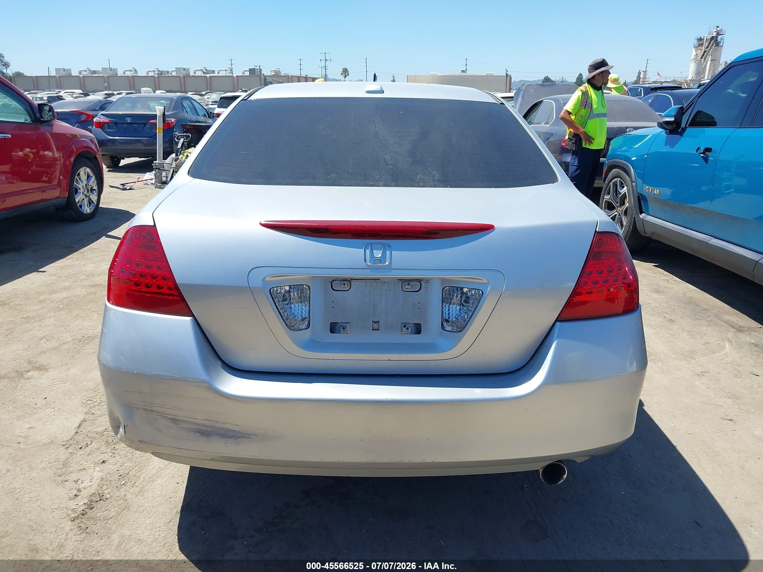 2006 Honda Accord 2.4 Ex Silver vin: 1HGCM56886A041038