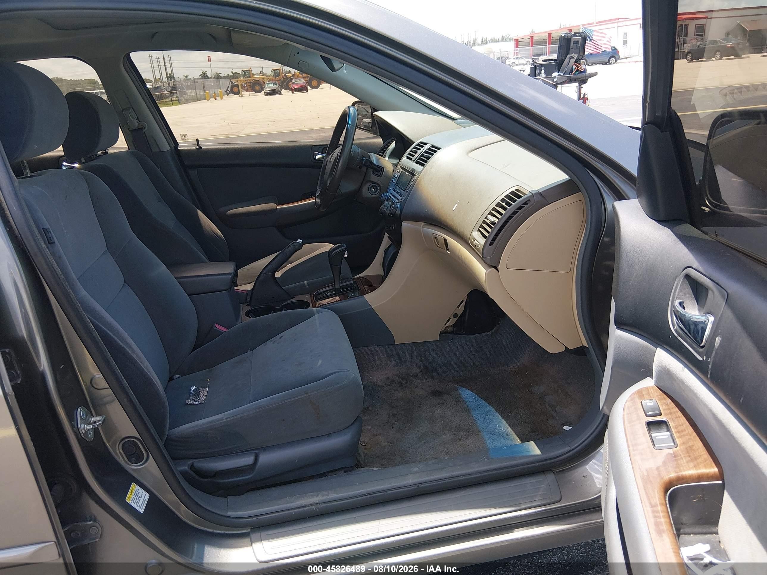 2006 Honda Accord 2.4 Ex Gray vin: 1HGCM56886A074668