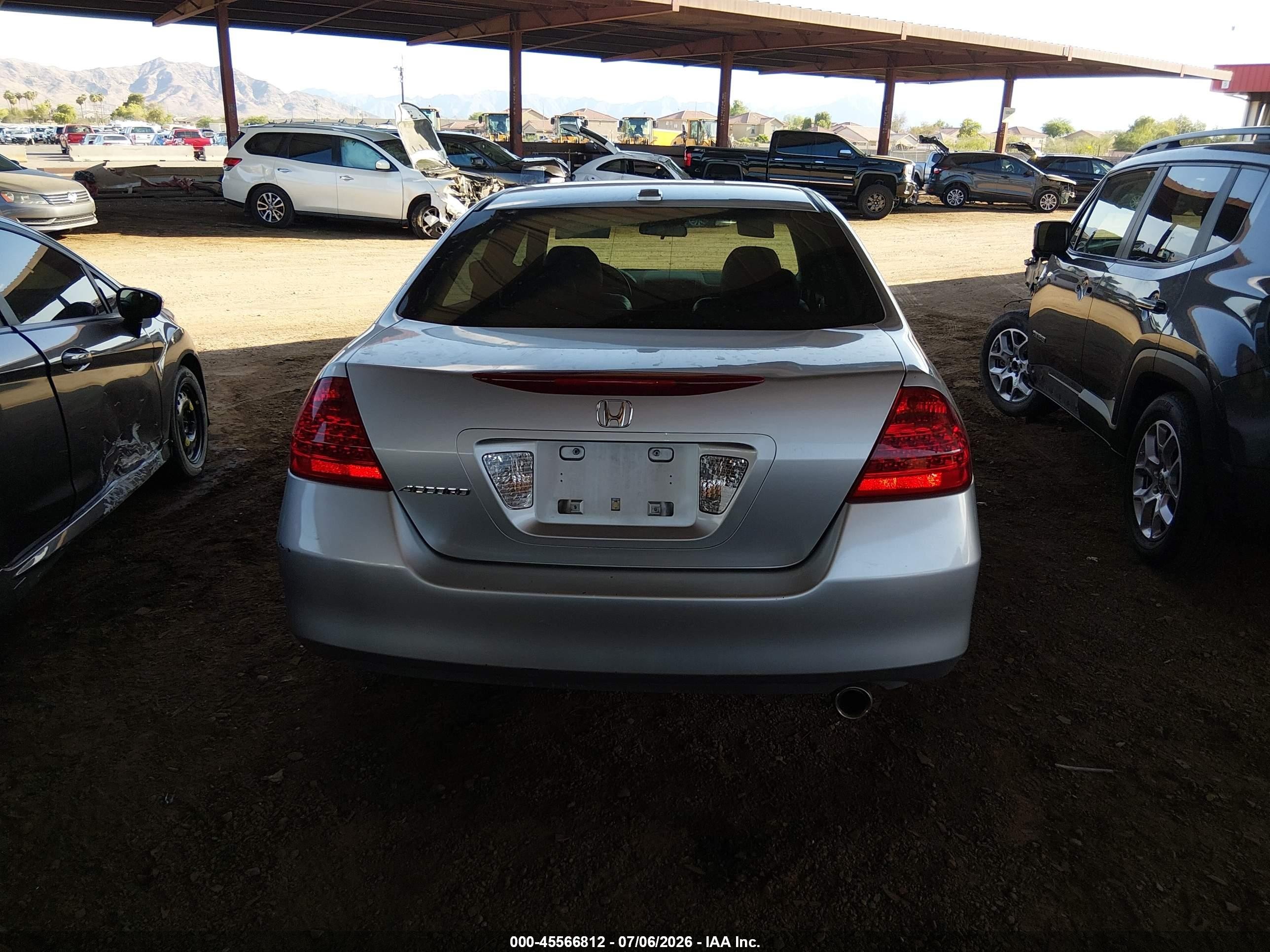 2006 Honda Accord 2.4 Ex Silver vin: 1HGCM56886A095150
