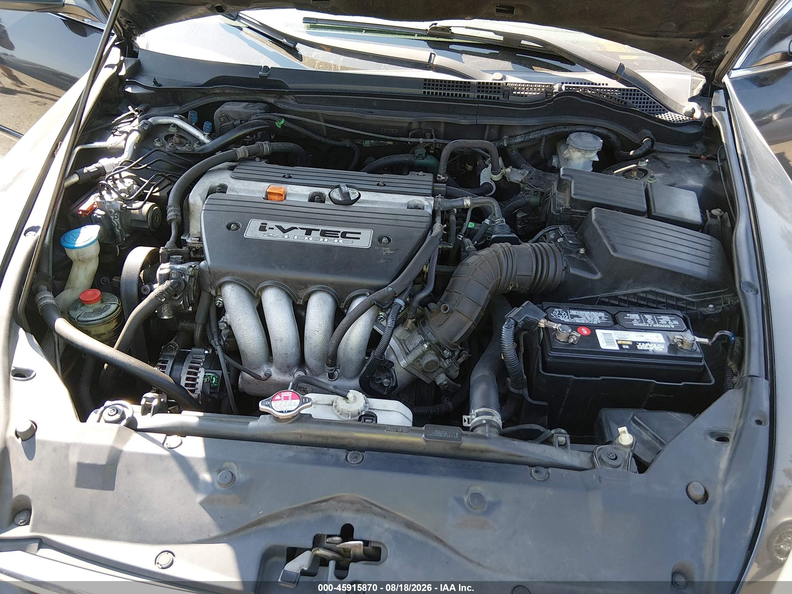 2006 Honda Accord 2.4 Ex Black vin: 1HGCM56886A124727