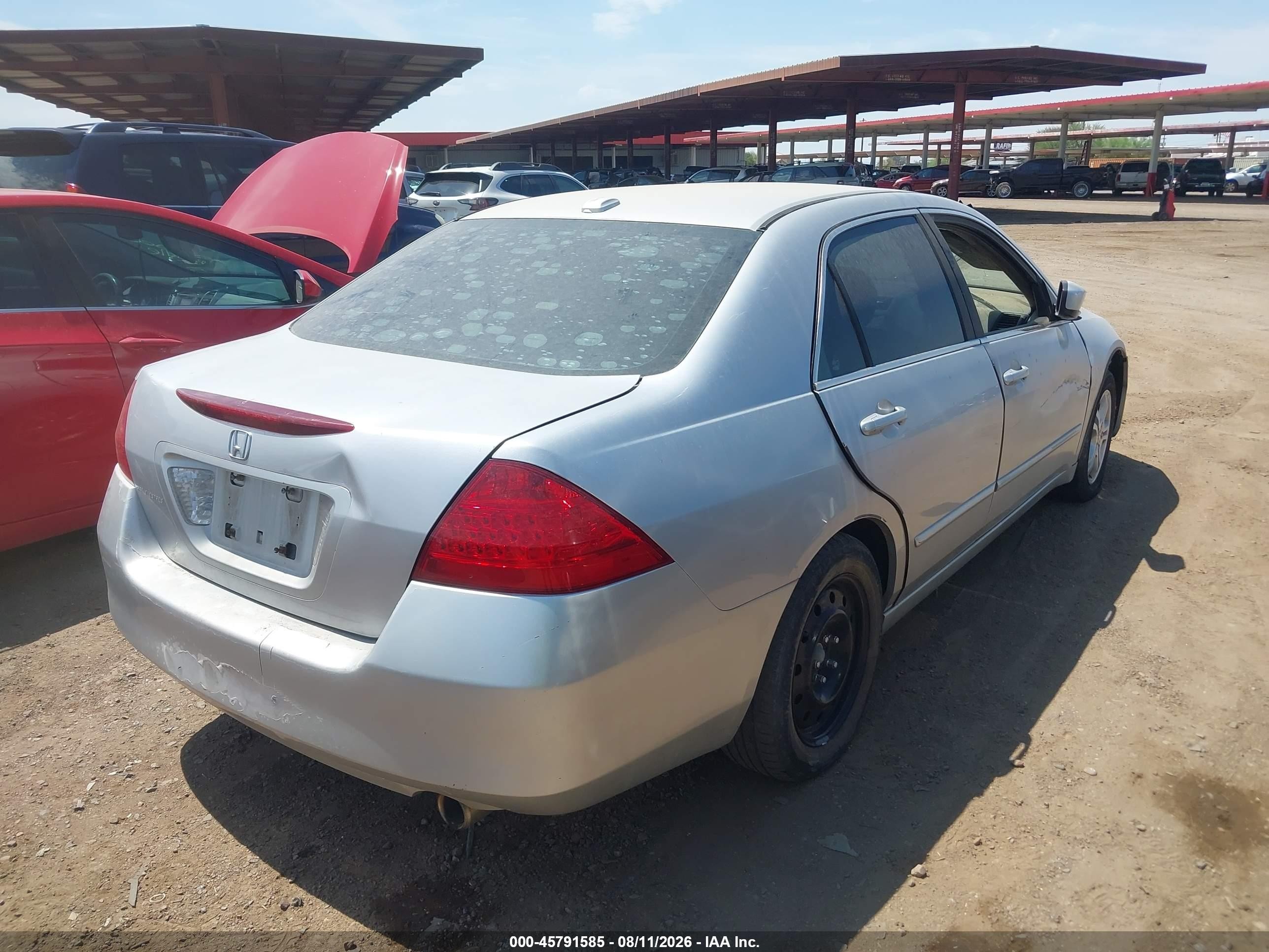 2006 Honda Accord 2.4 Ex Silver vin: 1HGCM56886A176293