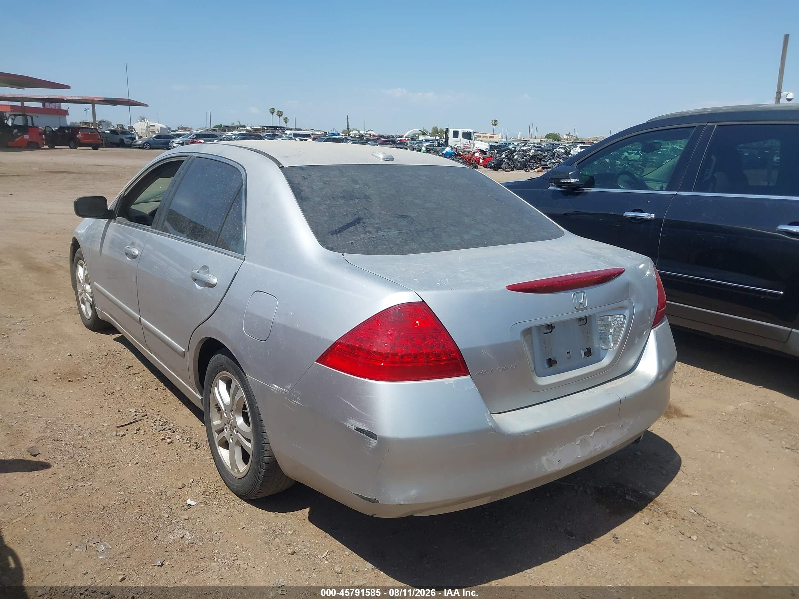 2006 Honda Accord 2.4 Ex Silver vin: 1HGCM56886A176293
