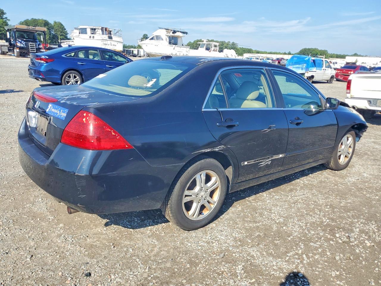 2006 Honda Accord Ex Black vin: 1HGCM56886A176570
