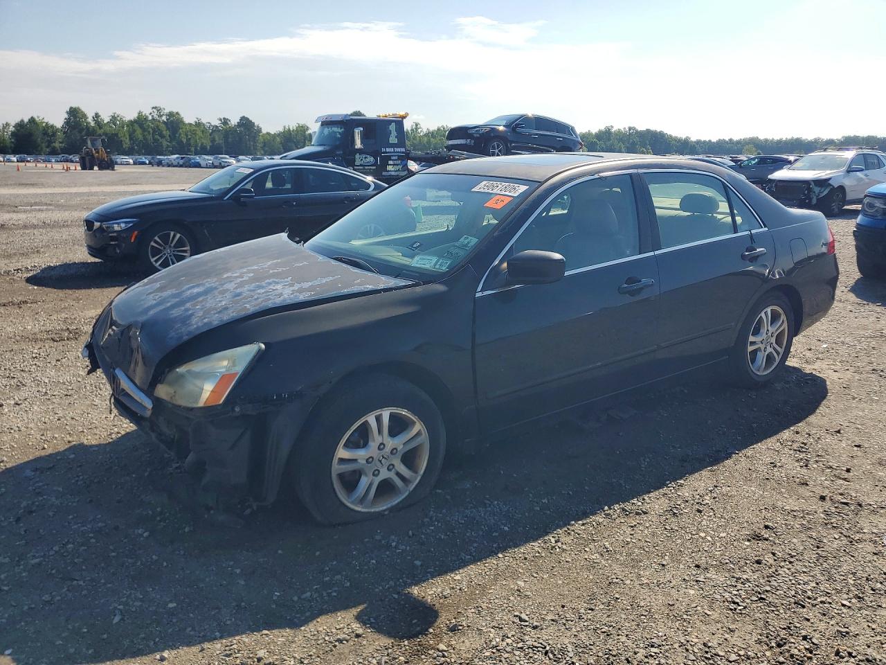 2006 Honda Accord Ex Black vin: 1HGCM56886A176570