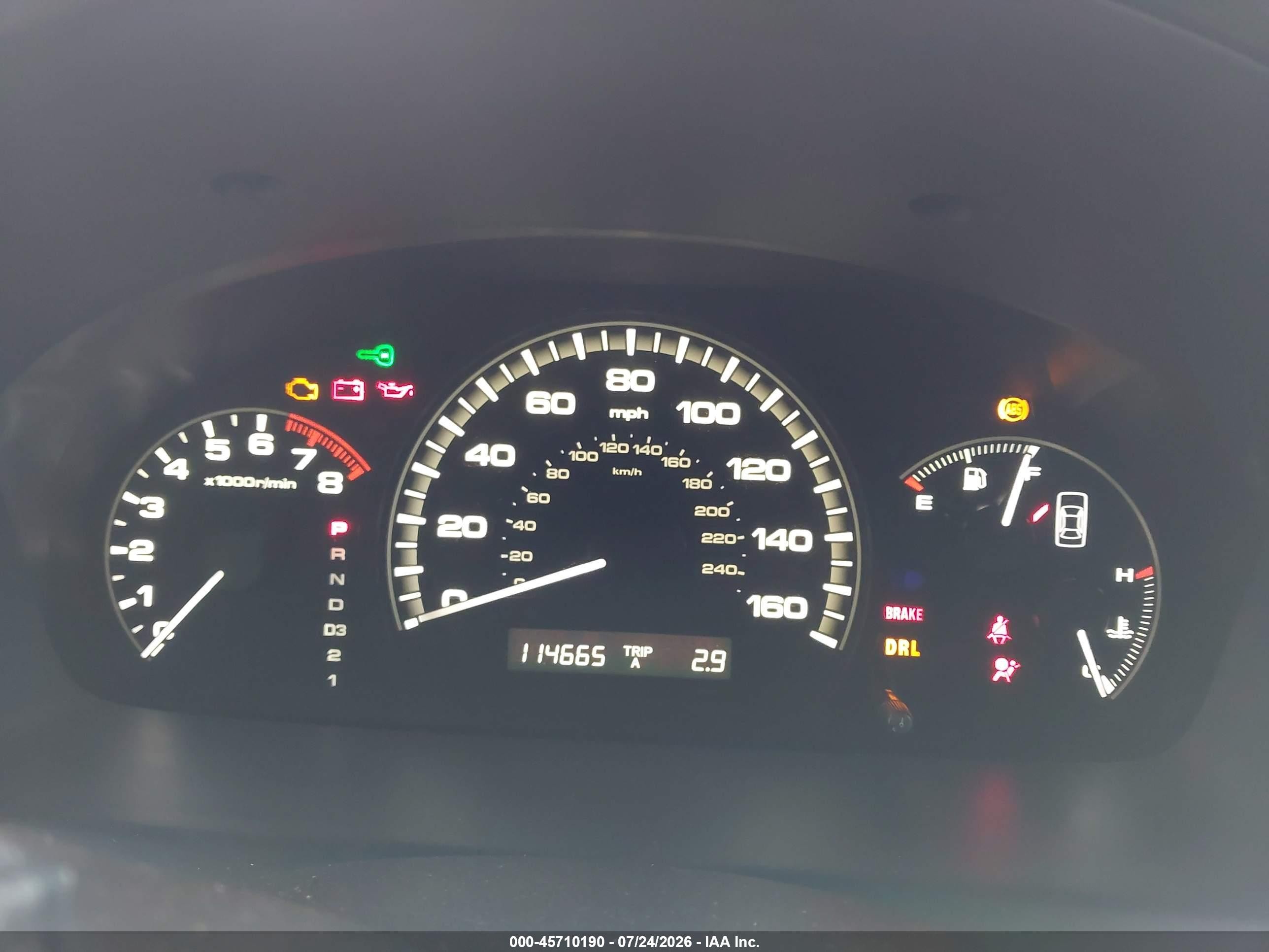 2007 Honda Accord 2.4 Ex Серебряный vin: 1HGCM56887A012429