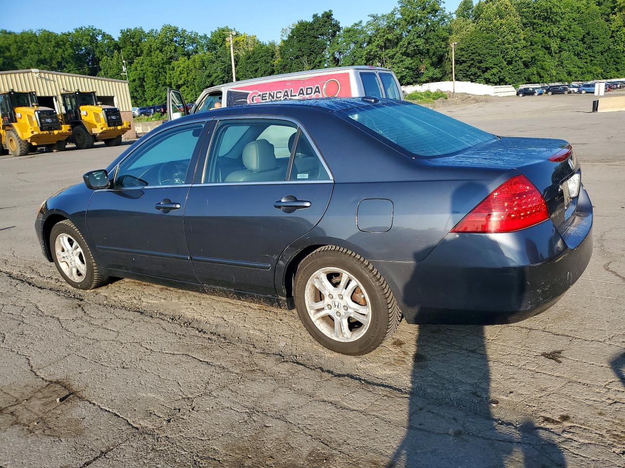 2007 Honda Accord Ex Gray vin: 1HGCM56887A023642