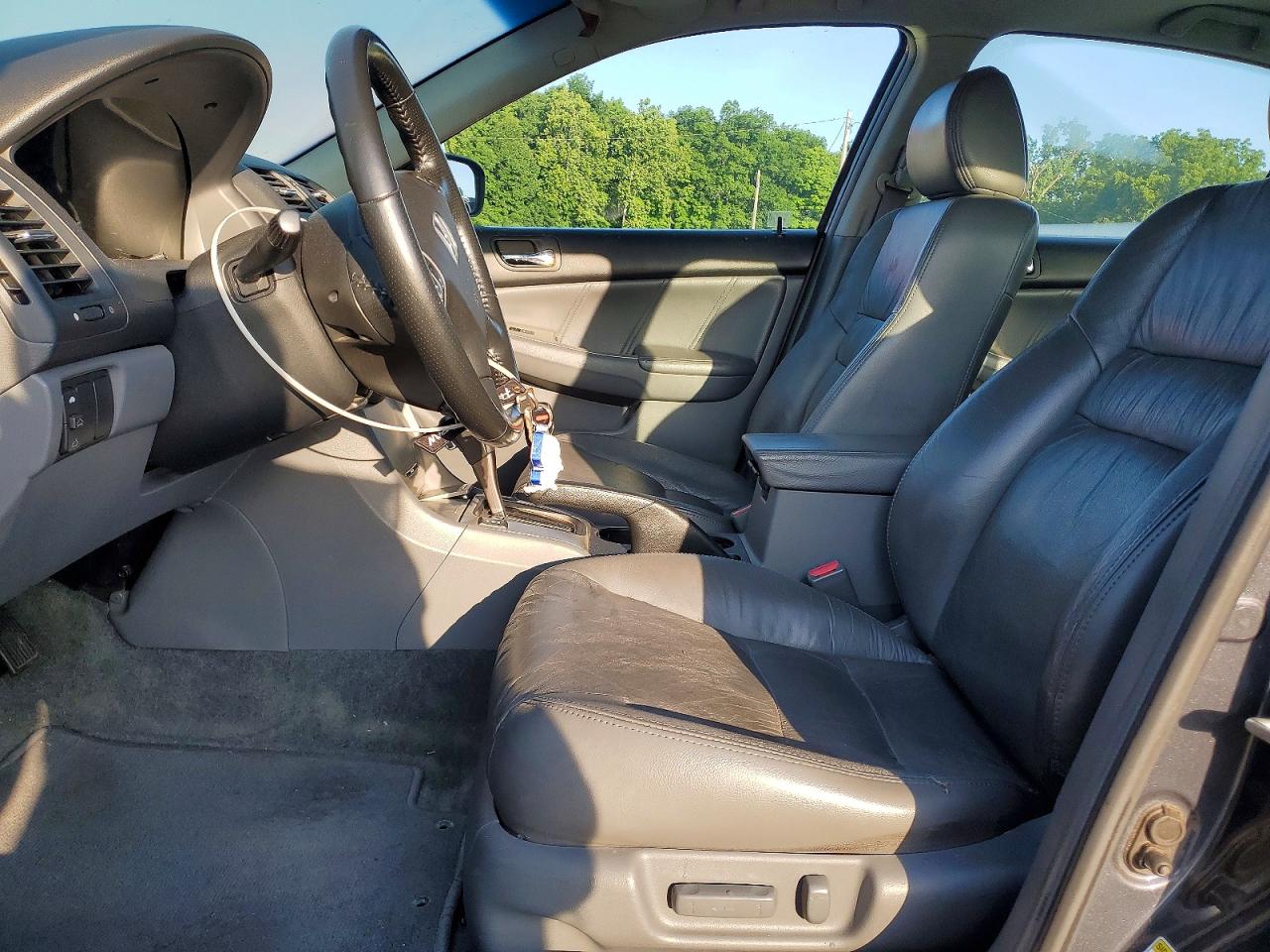 2007 Honda Accord Ex Gray vin: 1HGCM56887A023642