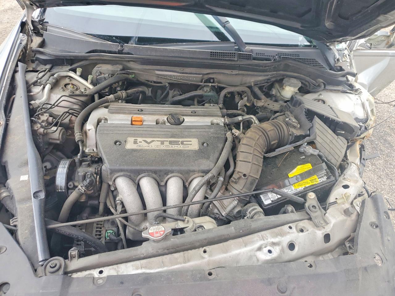 2007 Honda Accord Ex Silver vin: 1HGCM56887A041848