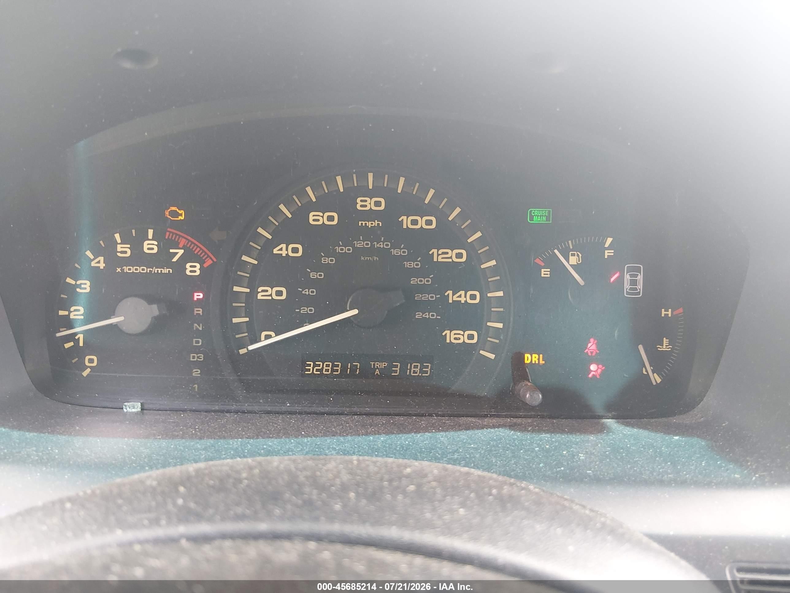 2007 Honda Accord 2.4 Ex Blue vin: 1HGCM56887A055524