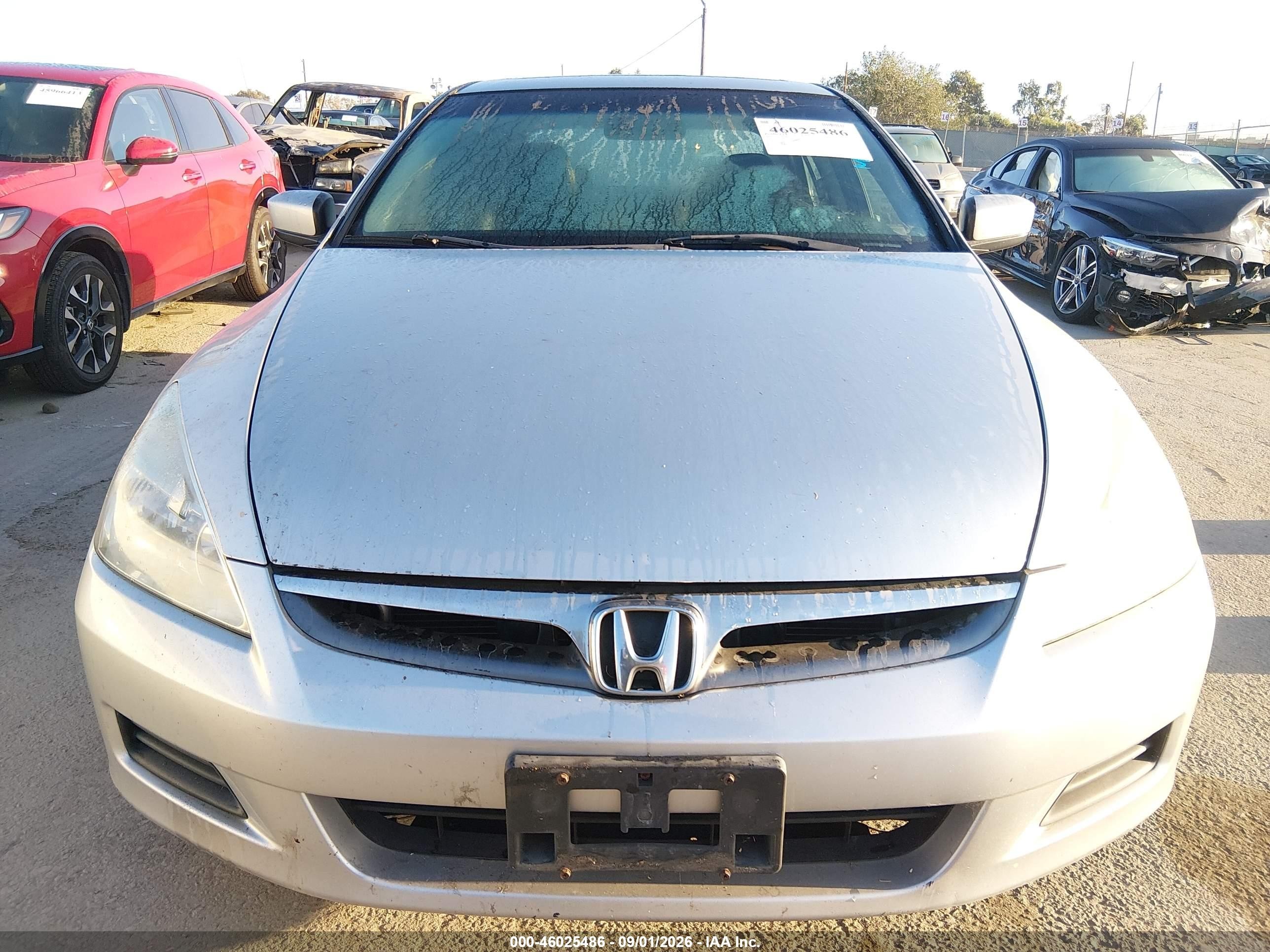 2007 Honda Accord 2.4 Ex Silver vin: 1HGCM56887A105807