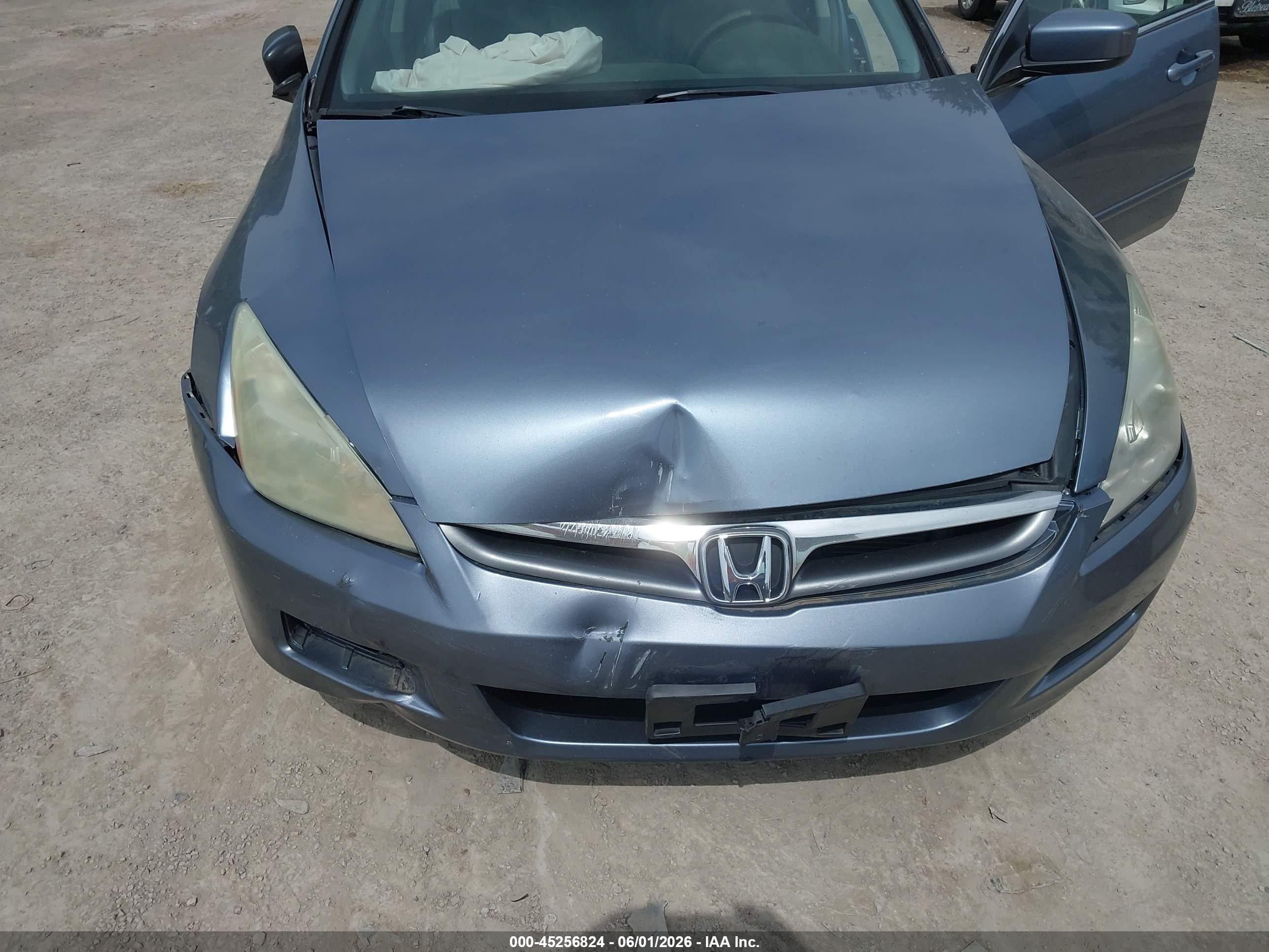 2007 Honda Accord 2.4 Ex Light Blue vin: 1HGCM56887A107203