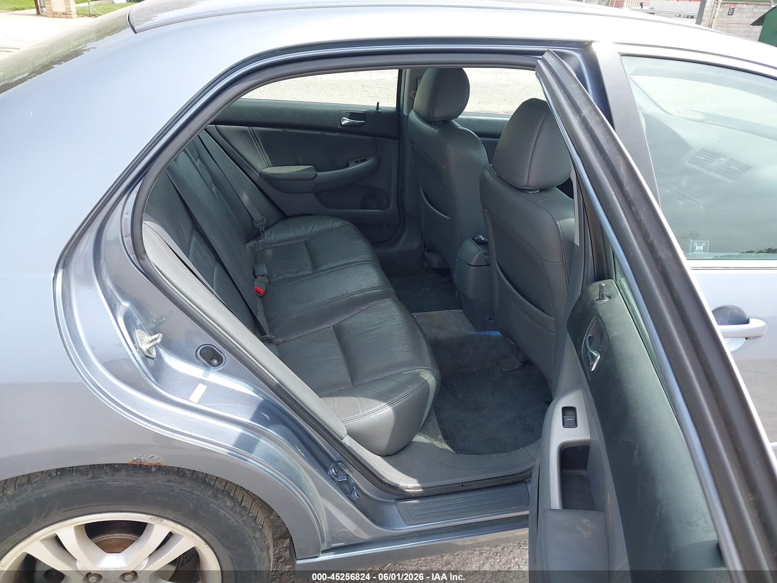2007 Honda Accord 2.4 Ex Light Blue vin: 1HGCM56887A107203
