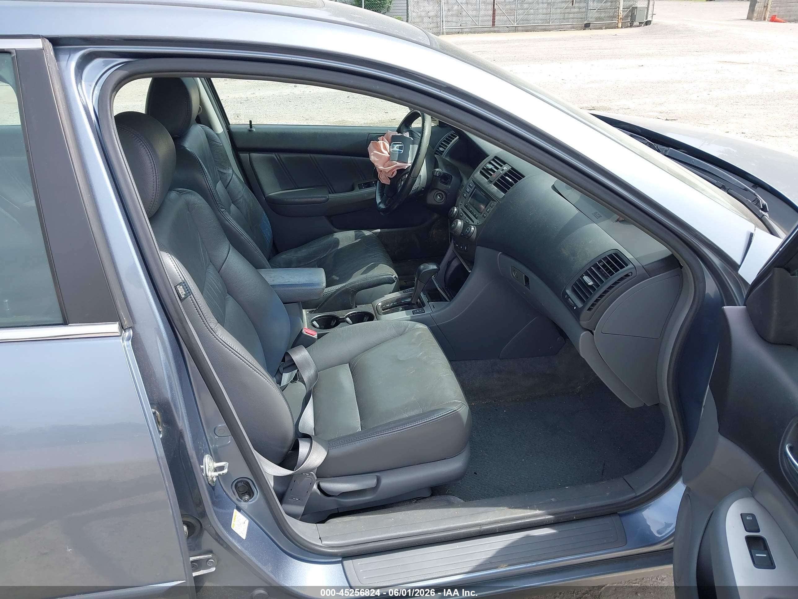 2007 Honda Accord 2.4 Ex Light Blue vin: 1HGCM56887A107203