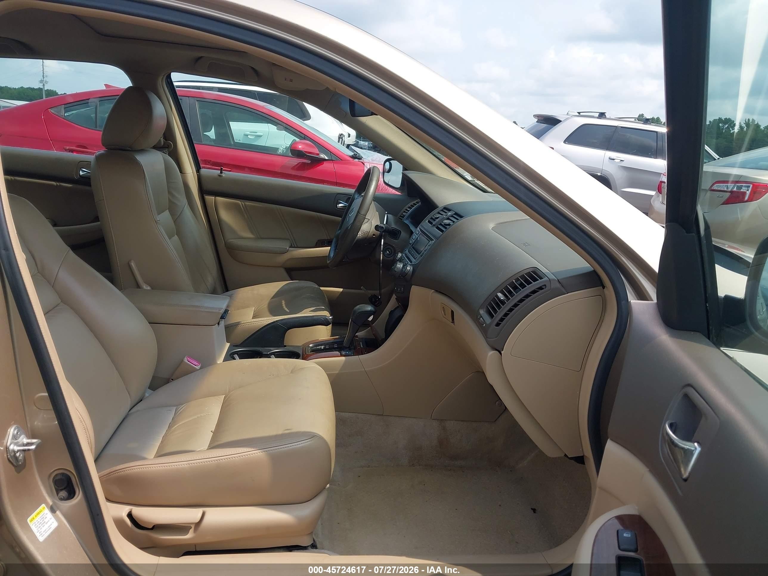 2007 Honda Accord 2.4 Ex Gold vin: 1HGCM56887A118993