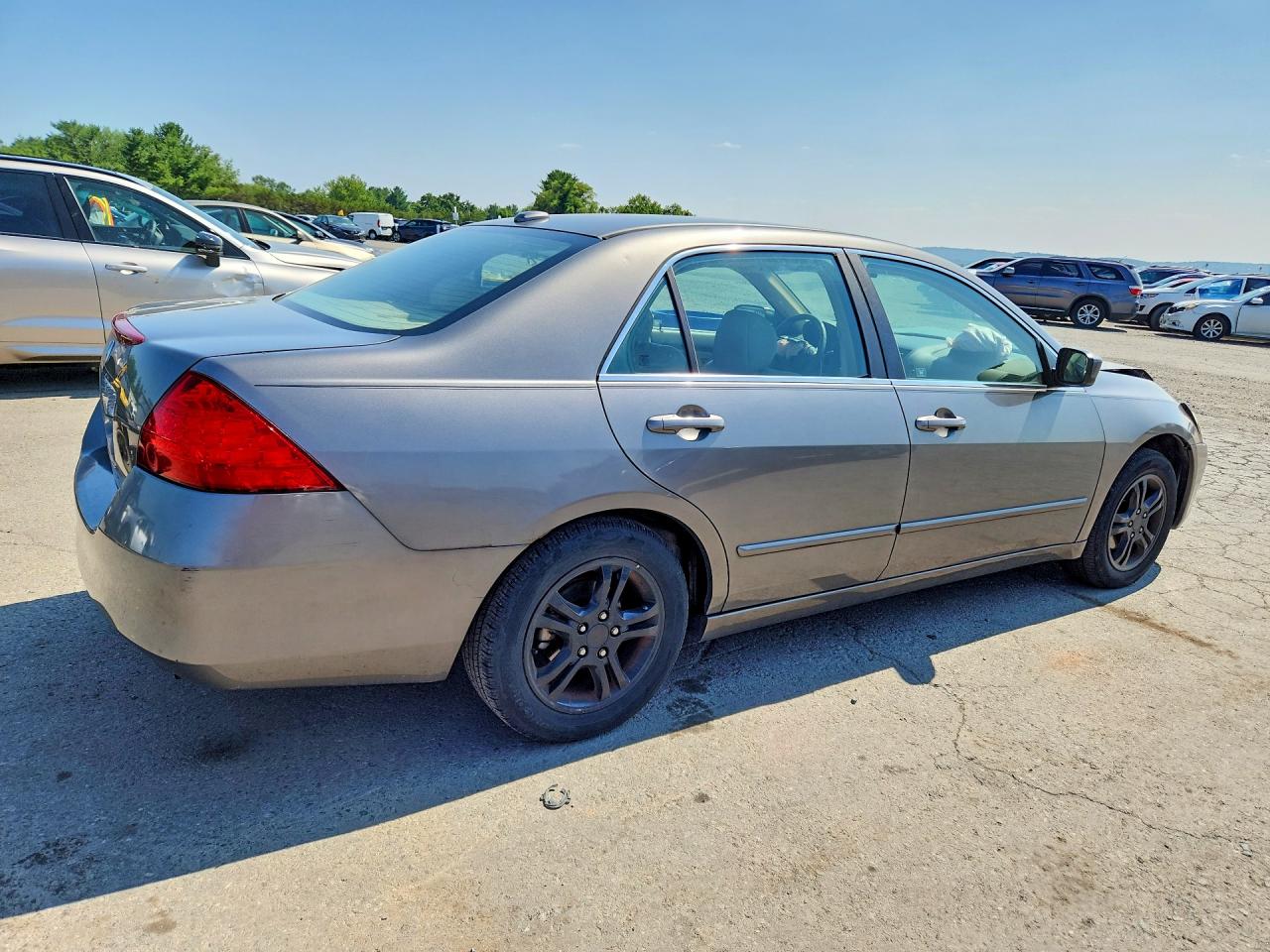 2007 Honda Accord Ex Gray vin: 1HGCM56887A123711
