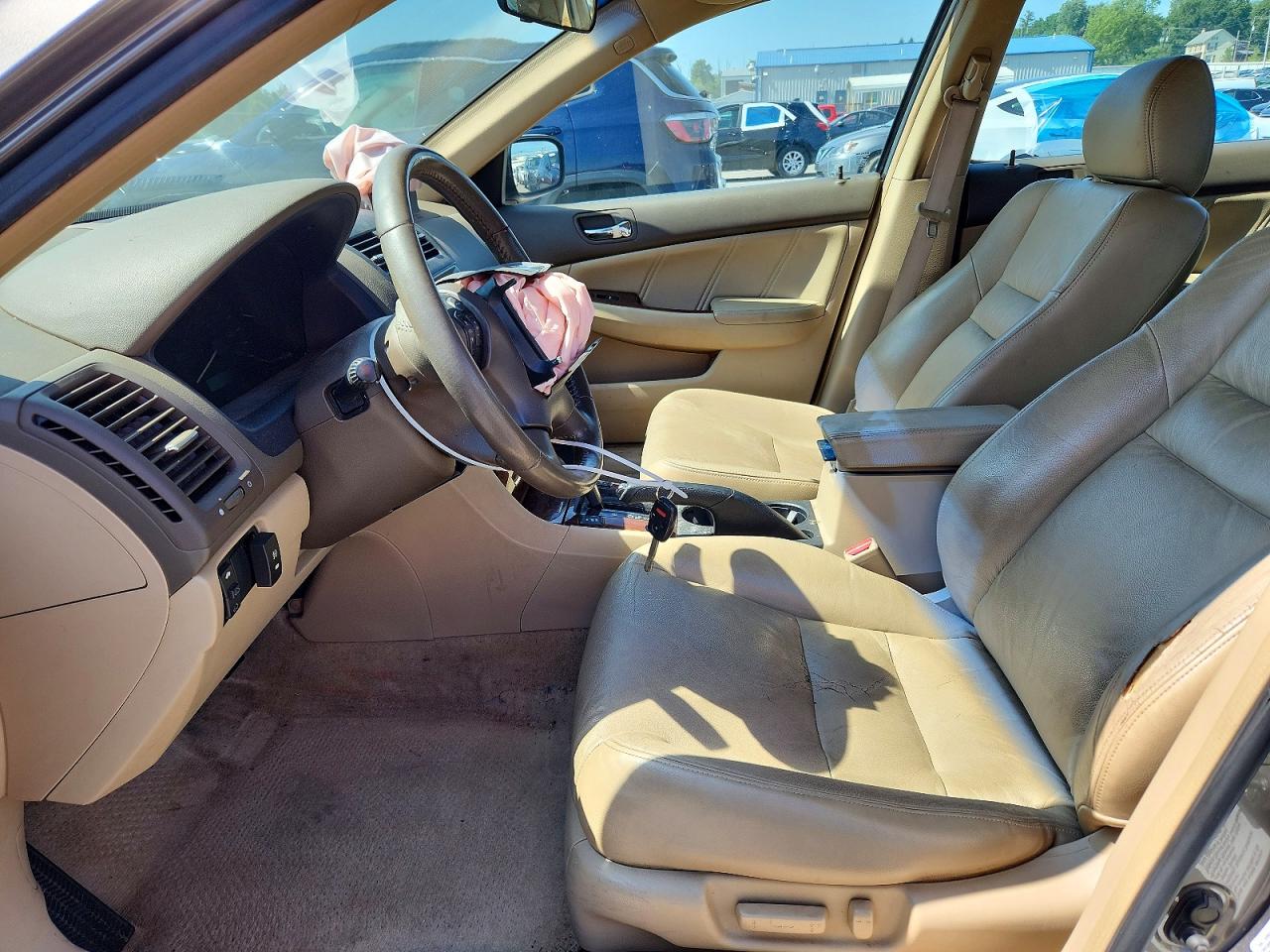 2007 Honda Accord Ex Gray vin: 1HGCM56887A123711