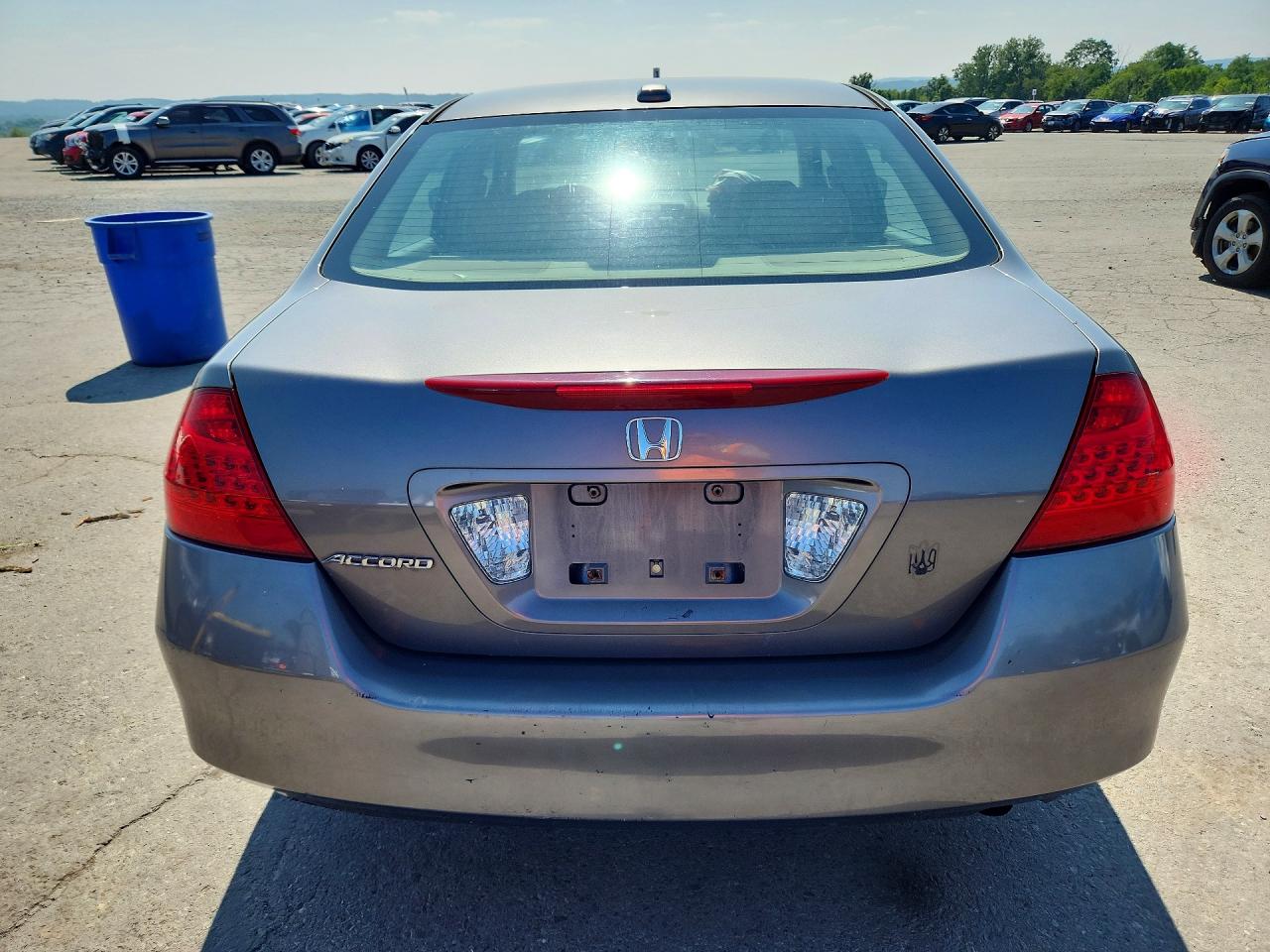 2007 Honda Accord Ex Gray vin: 1HGCM56887A123711