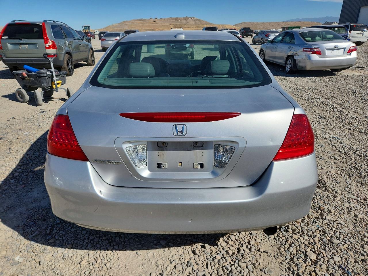 2007 Honda Accord Ex Серебряный vin: 1HGCM56887A140735