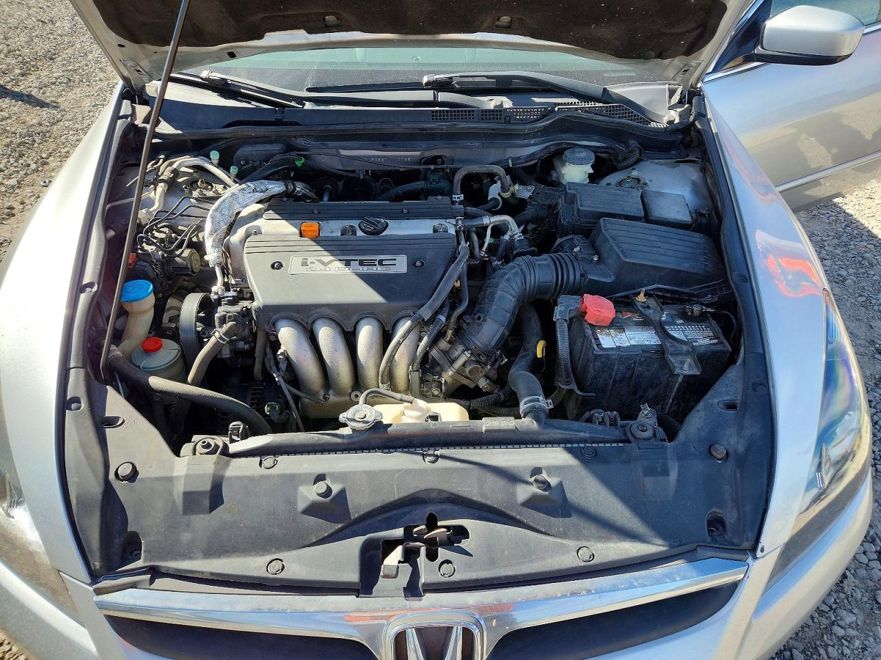 2007 Honda Accord Ex Серебряный vin: 1HGCM56887A140735