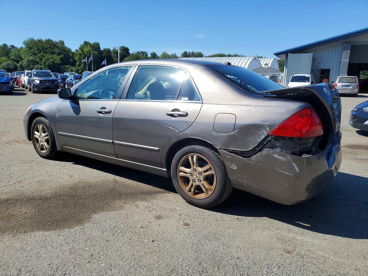 2007 Honda Accord Ex Gray vin: 1HGCM56887A151041