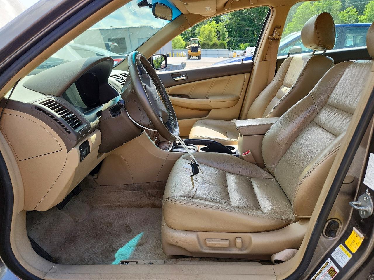2007 Honda Accord Ex Gray vin: 1HGCM56887A152691