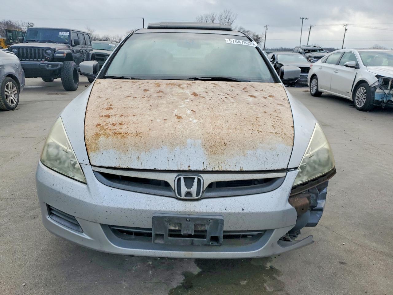 2007 Honda Accord Ex Silver vin: 1HGCM56887A172682
