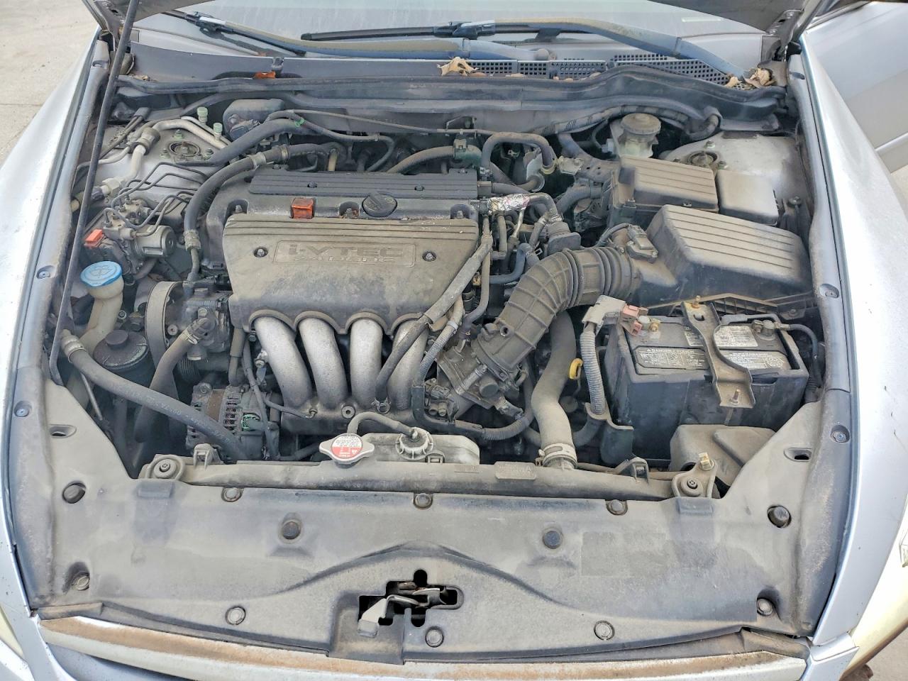 2007 Honda Accord Ex Silver vin: 1HGCM56887A172682