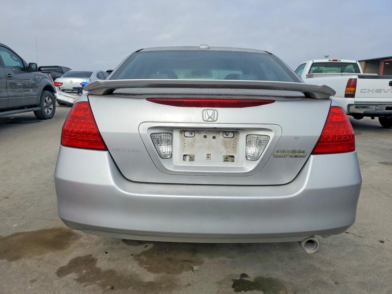 2007 Honda Accord Ex Silver vin: 1HGCM56887A172682
