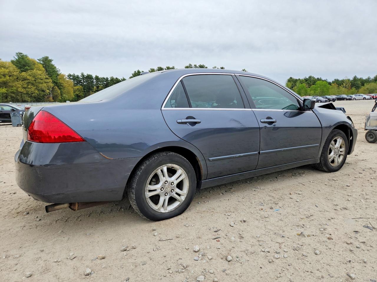 2007 Honda Accord Ex Gray vin: 1HGCM56887A198652