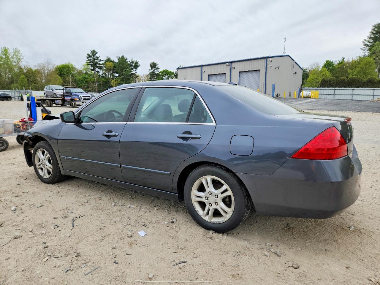 2007 Honda Accord Ex Gray vin: 1HGCM56887A198652
