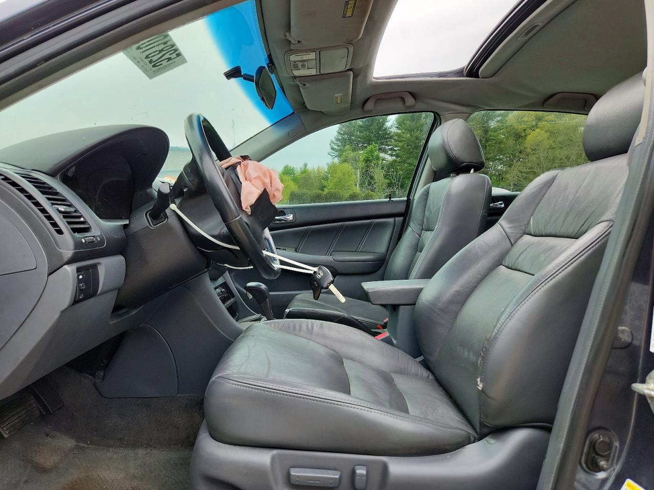2007 Honda Accord Ex Gray vin: 1HGCM56887A198652