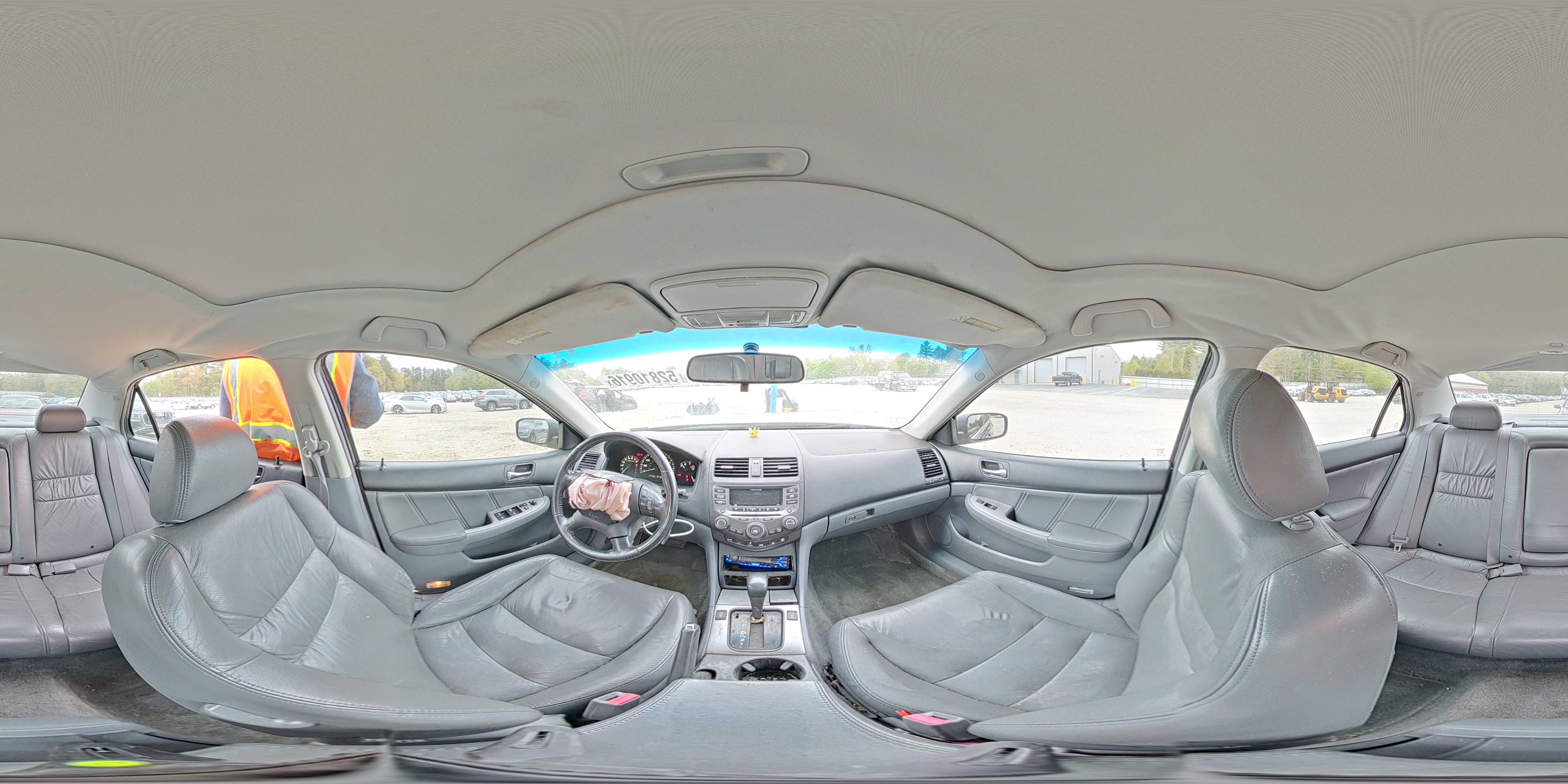 2007 Honda Accord Ex Gray vin: 1HGCM56887A198652