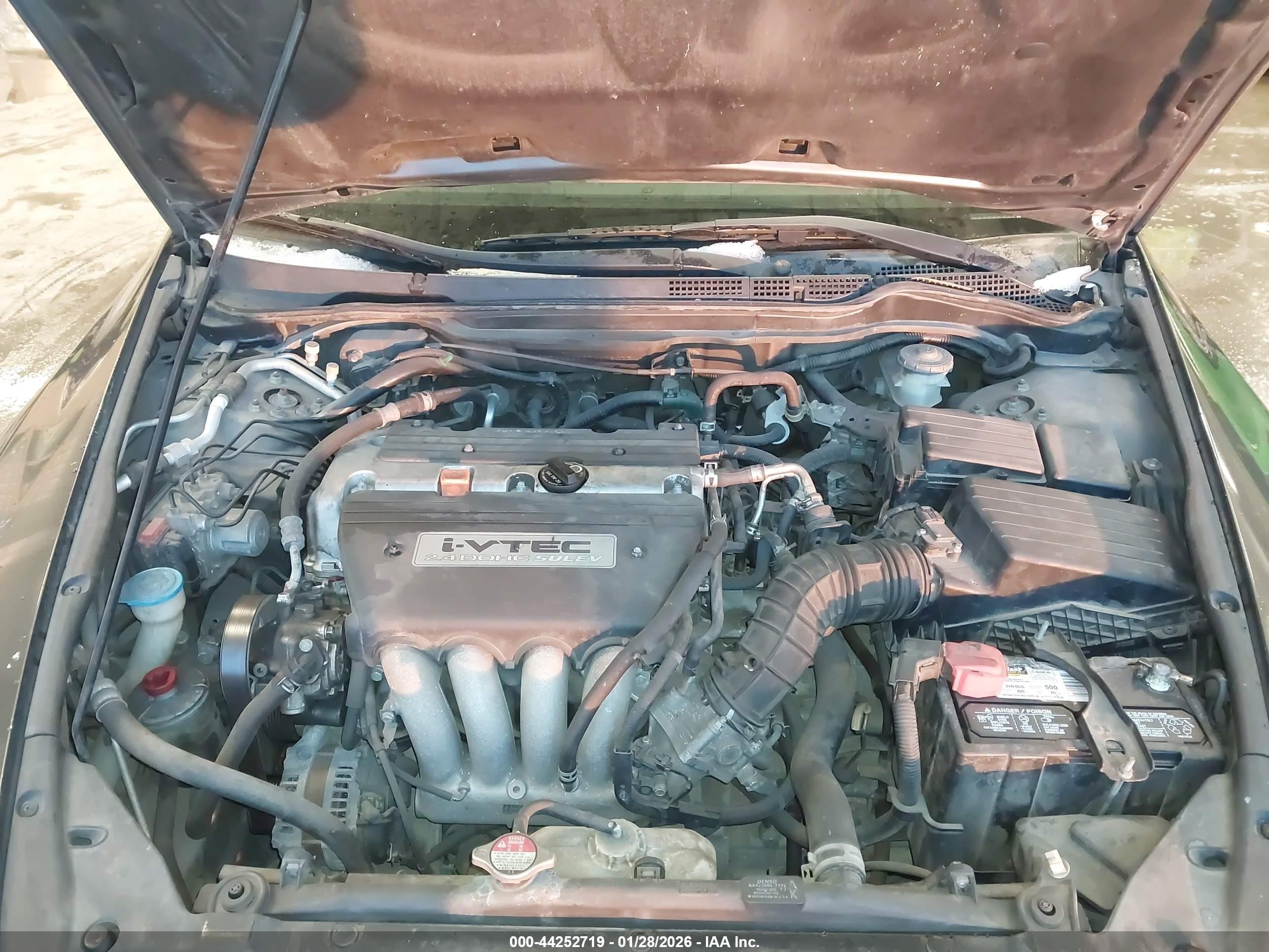 2007 Honda Accord 2.4 Ex Gray vin: 1HGCM56887A208077